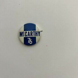 Vintage Political Pin McCarthy 76